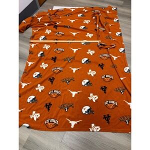 Texas Longhorns Throw Blanket NCAA College Football Plush Get Hooked Orange‎